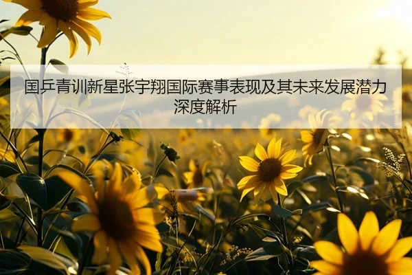 国乒青训新星张宇翔国际赛事表现及其未来发展潜力深度解析